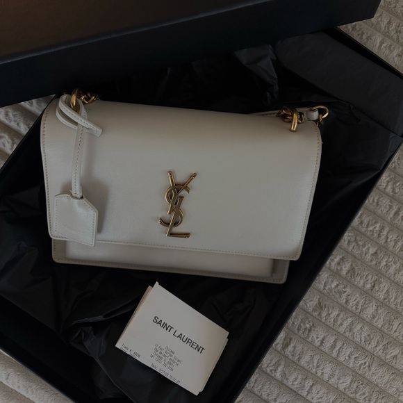 YSL SUNSET MEDIUM IN SMOOTH LEATHER - Picture 6 of 16